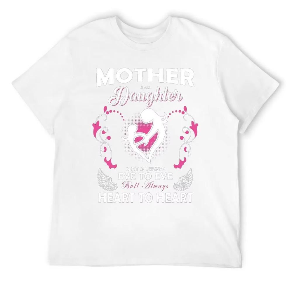 Mother's Day Mother And Daughter Mom T WOmen's T-shirt Round Neck Sports  Cool Tshirt Creative Aactivity Competition Eur Size