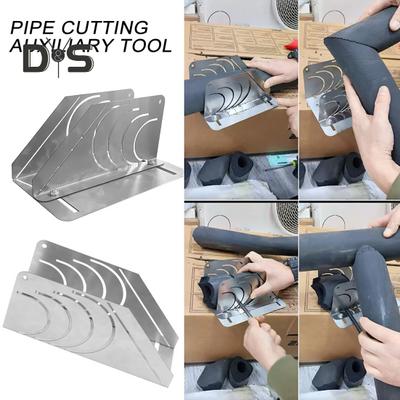 Rohrschneider-Werkzeug, hochpräzise, einstellbare Isolierung, universelles Design, einfach zu bedienender 45-Grad-Rohrschneider aus Edelstahl für Gummiisolierung