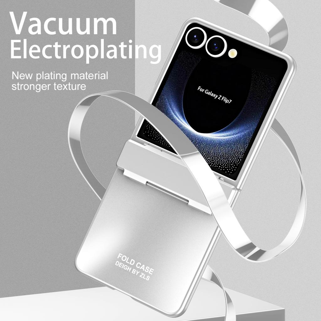 Dla Samsung Galaxy Z Flip7 5G Etui Elektroplaterowane Twarde PC Ochronne Etui na Telefon