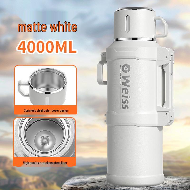 Large Portable Outdoor Insulated Thermos Flask for Cars and Home Use