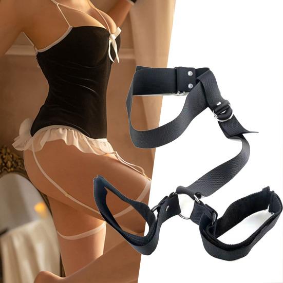 Wrist Neck Straps Cozy Wear Bondage Bundle Sex Toy Adjustable Bondage-Handcuff Restraints Bed System Hands & Neck Bondage Sex Toy Set Adult Toy