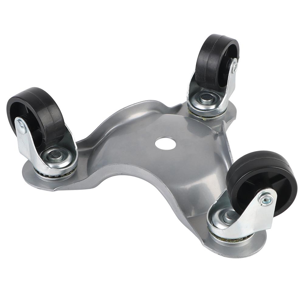 

Транспортировочная тележка для перемещения тяжелых предметов Мебельный треугольный железный 3-колесный переместитель Колесо для перемещения шкафа Передвижная тележка для мебели Silver