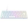 iClever Gaming Red Mechanical JIS Japanese White Keyboard, Wired, Tenkeyless, 75% Size, Switches, Keyboard, Layout,