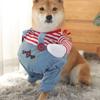 Pet Dog Creative Quirky Clothes Holding Knife Dog Cosplay Costume Sets for Small Medium Large Extra Large Dogs Pets
