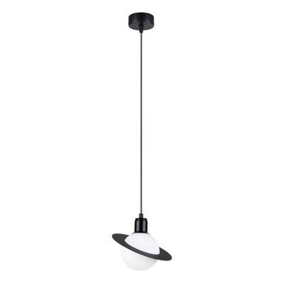 Lampa Wisząca Planeta Czarna Hyperion 1Xg9 8W Sl.1358 Sollux Lighting