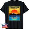 Cambodia Cambodian Khmer Proud Love Vintage Temple Unisex T-Shirt