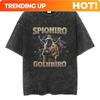 Customization Italian Brainrot Spioniro Golubiro Vintage Washed T-shirt Pigeon Funny Meme T Shirts Men Women Casual High Quality