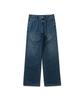 CONNECT KINLOCH Loose Straight Denim Pants (Medium Blue)