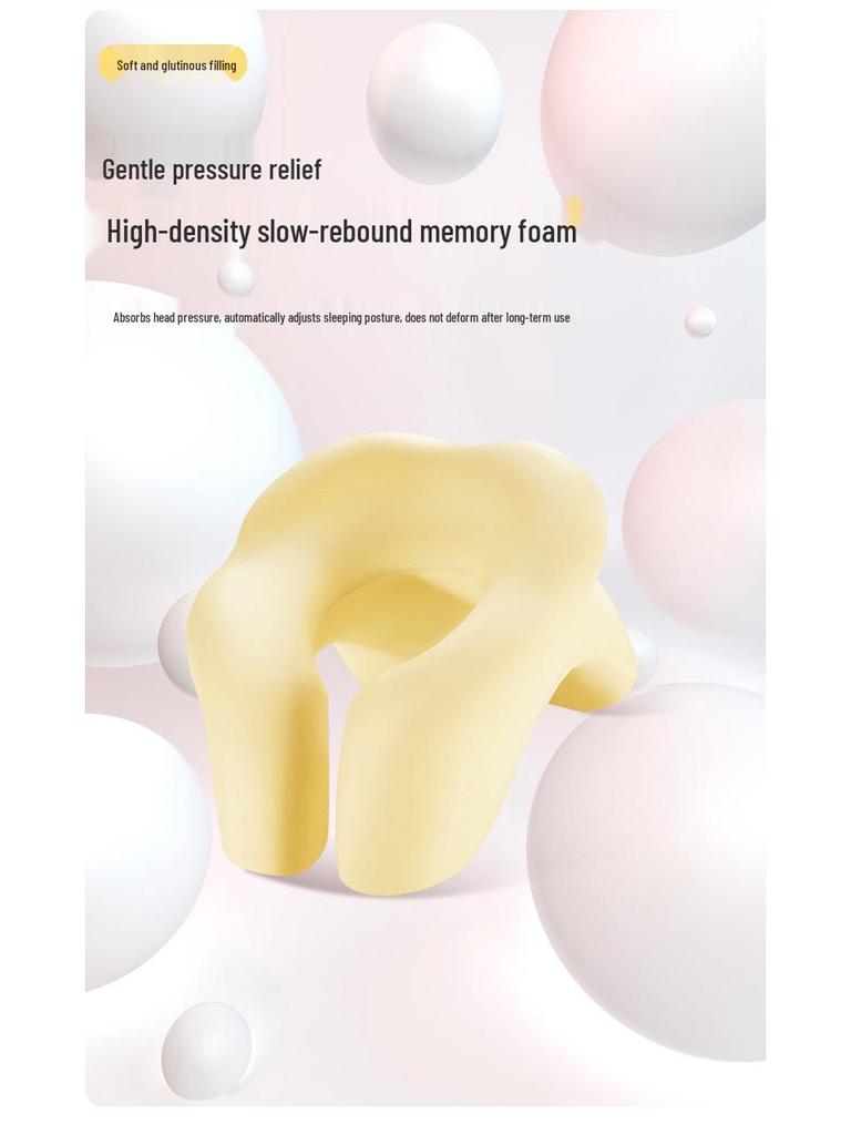 U-shaped Multi-functional Memory Foam Nap Pillow for Desk or Travel