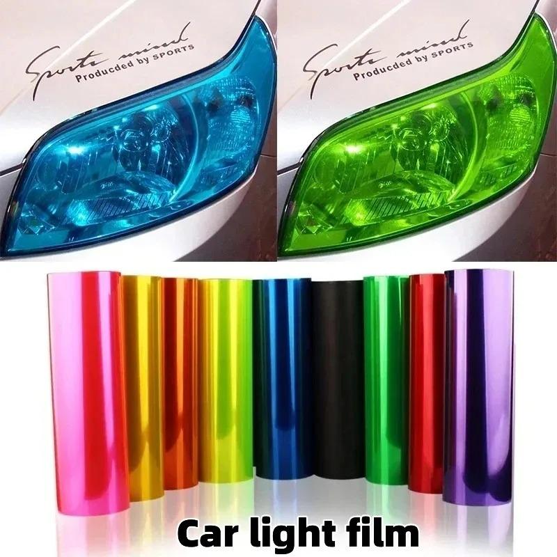 Car Headlight Tint Fog Light Taillight Smoke Black Tint Vinyl Sticker Waterproof Film for Car Headlights Accessories