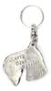 Kerry Blue Terrier, Irish Blue Terrier - Silver-plated Dog Pendant, Handbag Decoration, Backpack Pendant by Art-Dog Brand