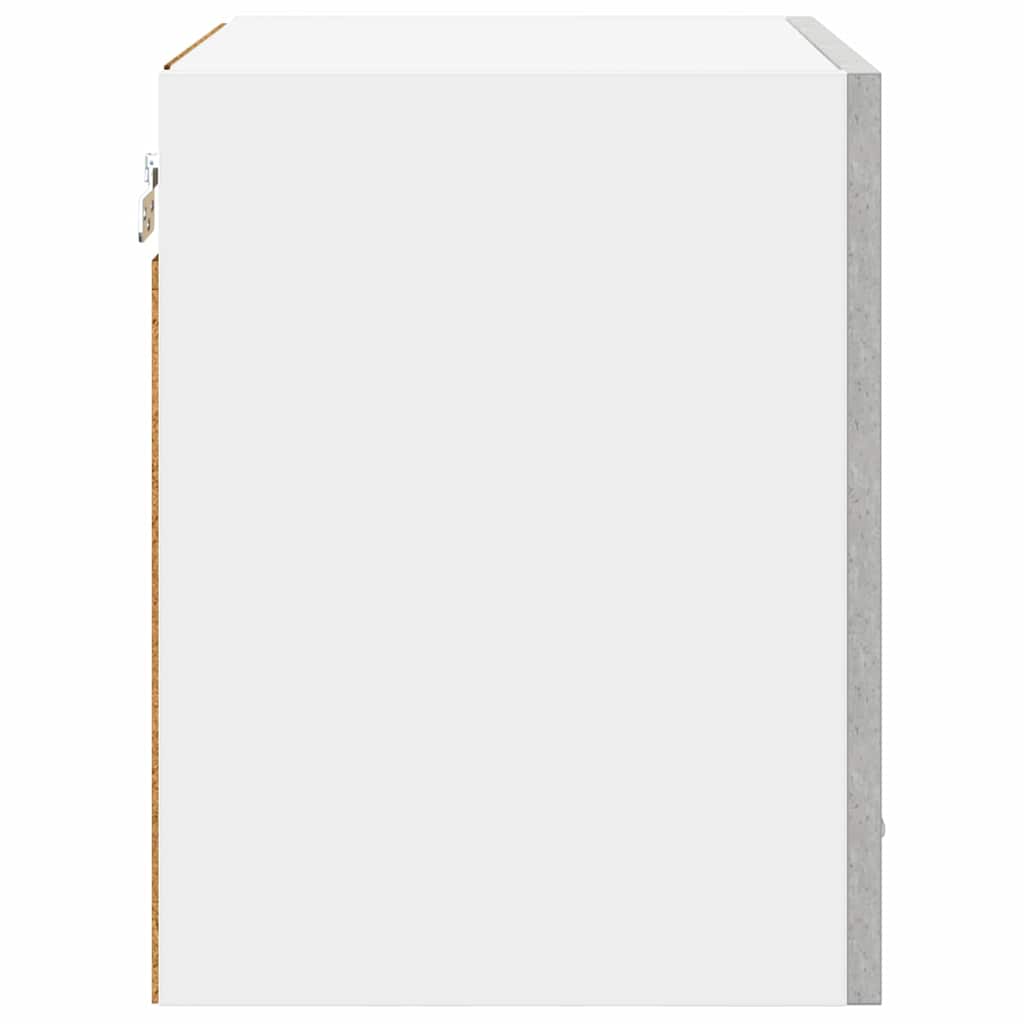 Riga Wall Mounted Storage Cabinet Set 2 pcs Concrete Grey 40 x 31 x 40 cm