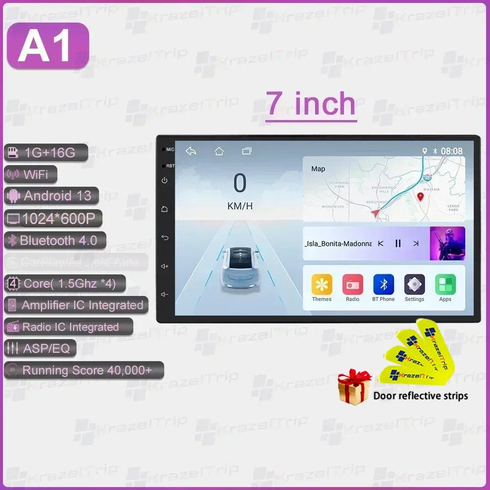 #8163 1280*720P Universal 7 9 10 Inch Car Radio CarPlay GPS WIFI DSP RDS Stereo Android Auto for Kia Toyota Honda BMW Nissan