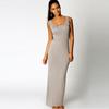 Summer Women's New Casual Sexy Tank Top Long Dress Sleeveless Slim Fit Dress