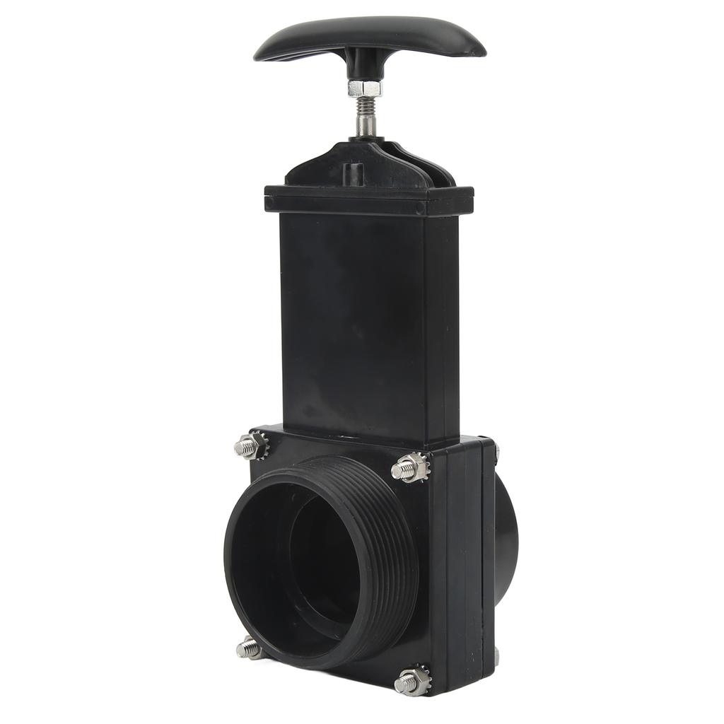 RV Drain Valve Waste Sewer ABS Valve Wear Resistance for Caravan Water Tank 50mm ID