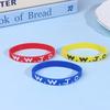 1 Pezzo Braccialetti in Gomma WWJD Colorati What Would Jesus Do Braccialetti in Silicone Per Uomini Donne Bomboniere Festa Cristiana Gesù WWJD