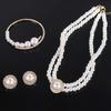 Imitation Pearl Children's Pearl Jewelry Set French Style Kids Necklace Set  Girl Fashion Accessory