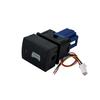 Amber Led Push Switch Front Bumper Spotlights Winch Power Button 12V for Mitsubishi Triton MV 2024 2025 Outlander 2021-2025