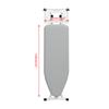 Cubierta de Plancha Profesional Protege Tejidos Delicados Reutilizable Poliéster Lavable Aislamiento Térmico Cubierta Lisa para Tabla de Planchar