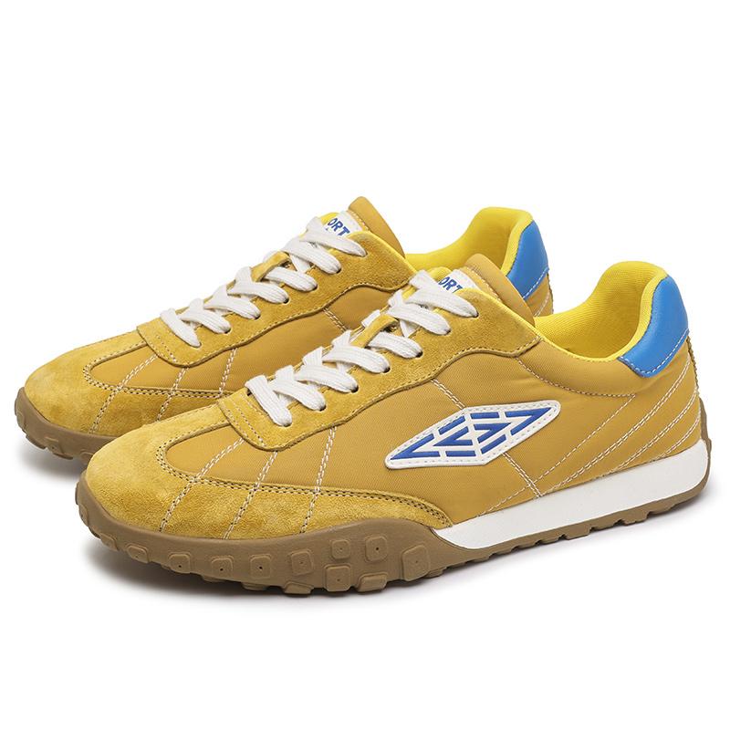 

Мужские дышащие повседневные модные кроссовки на все случаи жизни, нескользящие, мягкие, дышащие мужские туфли 39 жёлтый