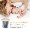 Set of 2 Outdoor Indoor Scented Candle Natural Wax Candle Set for Garden Yard Hausware Skeeter Repellents Candle