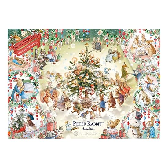 Epoch 500-Piece Jigsaw Puzzle Peter Rabbit Hobby Christmas! Peter RabbitTM (38×53cm) 06-514s Include