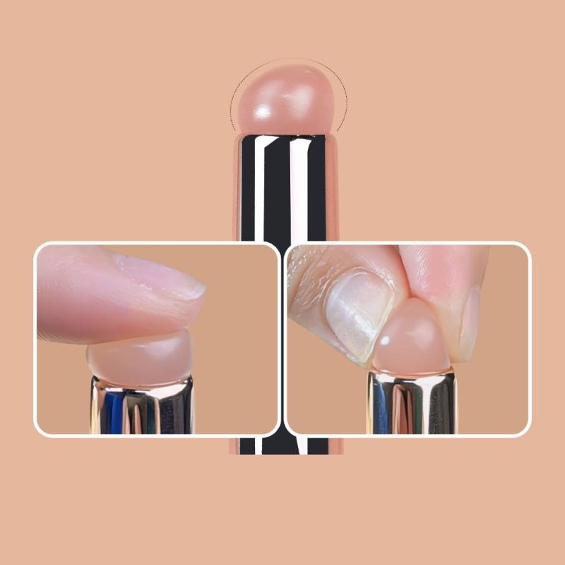 Nails Art Brushes Silicone Nail Tool Silicone Lip Brush Make Up Brush Round Head Nail Brush Manicure DIY Tool for Women
