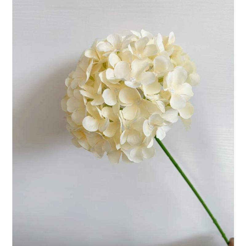 Grande hortensia à tête unique, Simulation de fleur violette, salle de mariage, Guide d'art Floral, Arrangement floral, accessoires doux