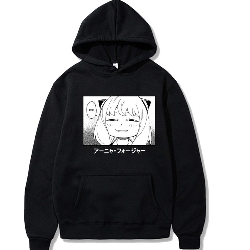 

Anya Forger Hoodie Men Women Sweatshirt Print Unisex Streetwear Hip Hop Style Autumn Winter Fashion Tops Clothes S
