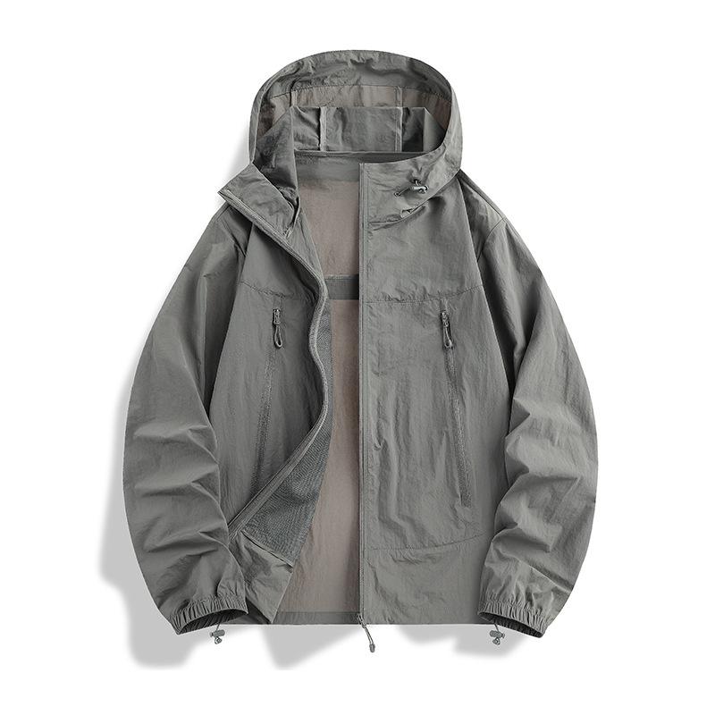 Unisex Sun Protection Jacket UPF100+ UV Protection Lightweight Breathable Outdoor Hiking Climbing Sun Hoodie for Summer