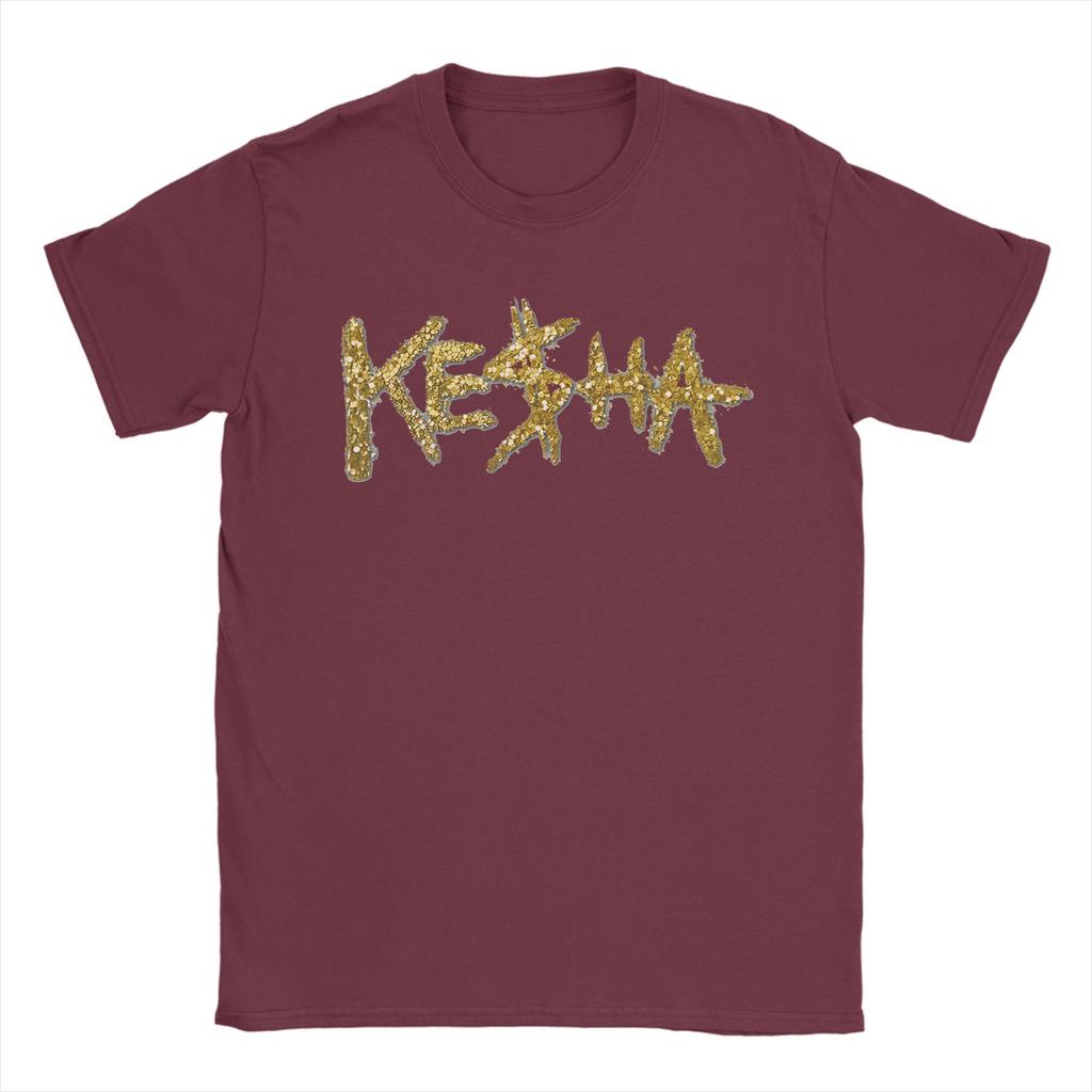 Kesha T Shirt Men 100 Cotton Leisure TShirt Round Collar Tees Short Sleeve Clothes Adult