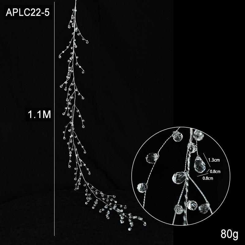 New Christmas Crystal Pearl Bead Pendant for Tree & Wreath Decoration