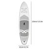 Inflatable Paddle Board 10.5 Foot Length PVC Stable Inflatable Stand Up Paddle Board for Youth and Adult