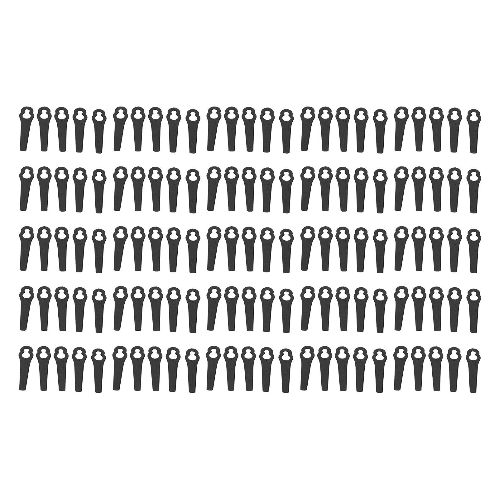 

100 шт. сменные лезвия для триммерной головки, режущие лезвия для садовых принадлежностей газонокосилки