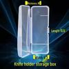 High-Quality Portable Travel Razor Case: Universal Transparent Holder Box