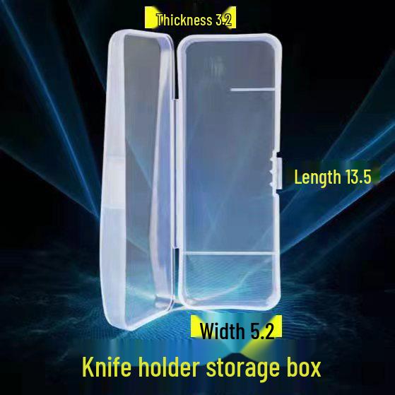 High-Quality Portable Travel Razor Case: Universal Transparent Holder Box