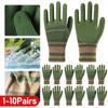 1-10pairs Professional Working Protective Gloves For Men/Women Garden Pruning Glove Breathable Waterproof  Labor Gloves