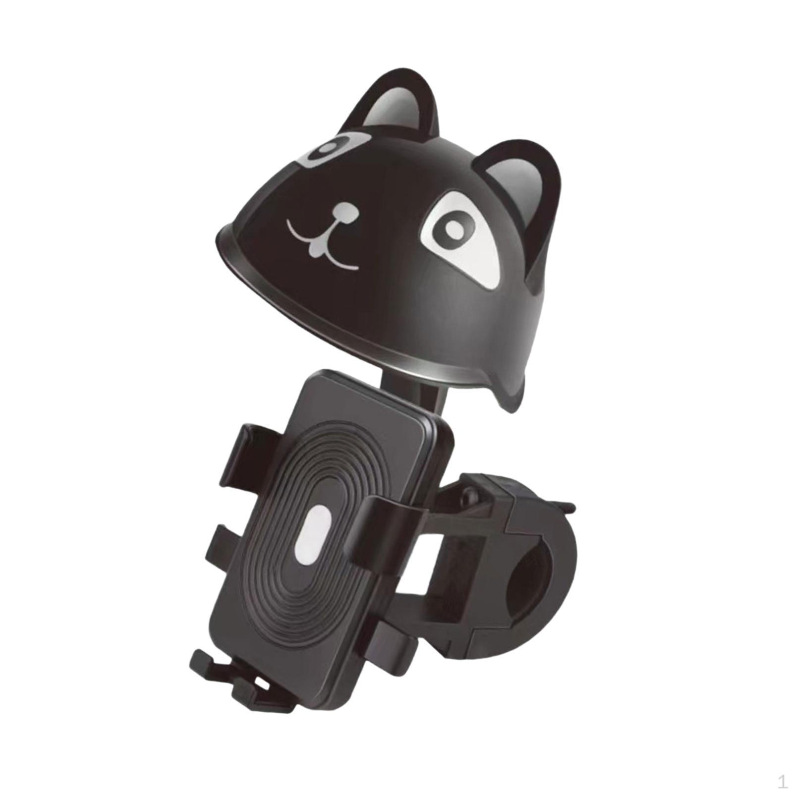 

Bike Phone Holder Handlebar Cell Clamp with Sun Visor Auto Lock Bicycle чёрный