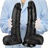 36*7cm Black Giant Anal Expansion Cum Expansion Heterosexual Giant Anal Plug Simulation Dildo