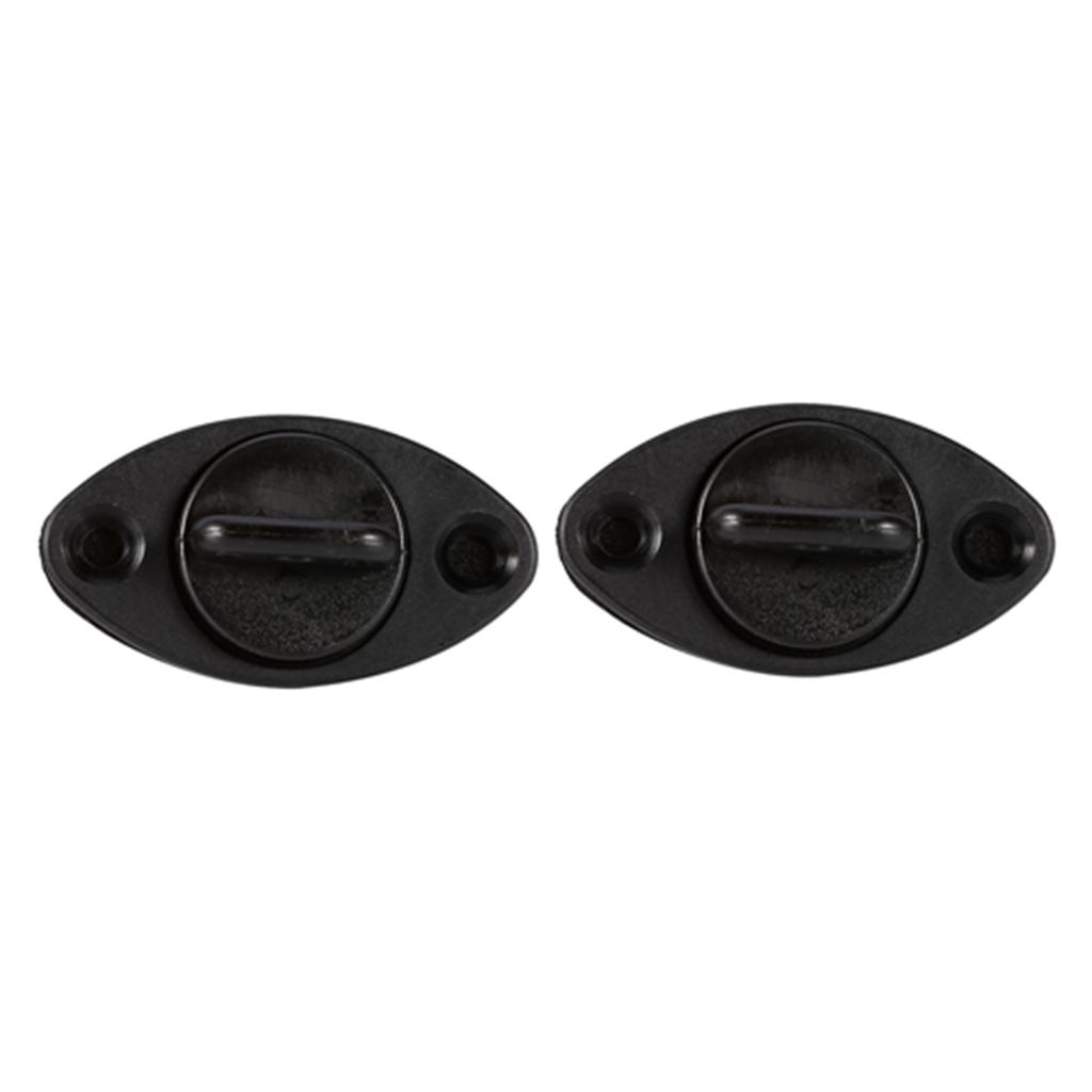 Universal Drain Plug Kit 2 Plugs Bung w  Screws for Canoe Boat Dinghy Kayak Boat