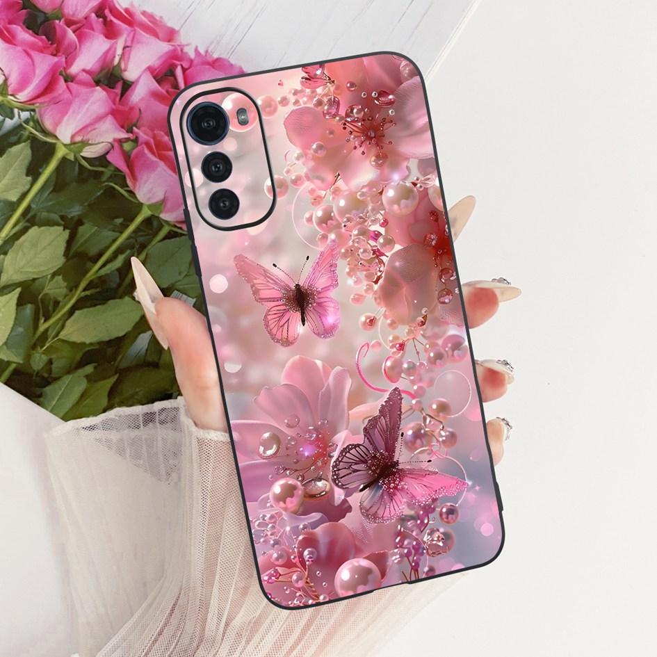Silicone Case For Motorola Moto E32 E32s Cover Fashion Cartoon Dragon Painted Fundas Soft TPU Bumper For MotoE32 MotoE32s Casing