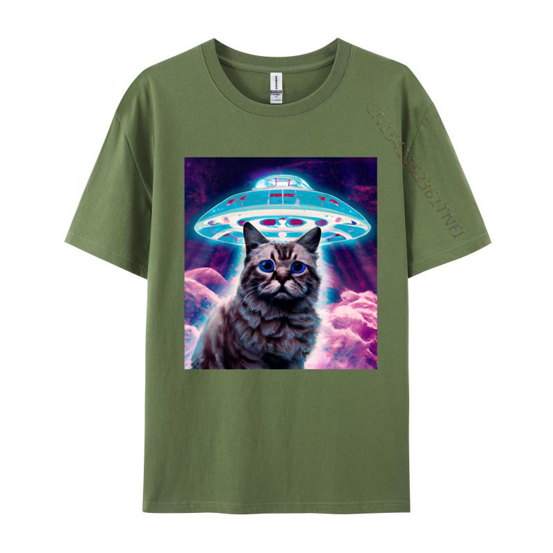 Help Me Cat T Shirt Geek Gift TShirt Aline Attacks The Cat Tshirt Funny Anime Mens Cotton Graphic Tshirts