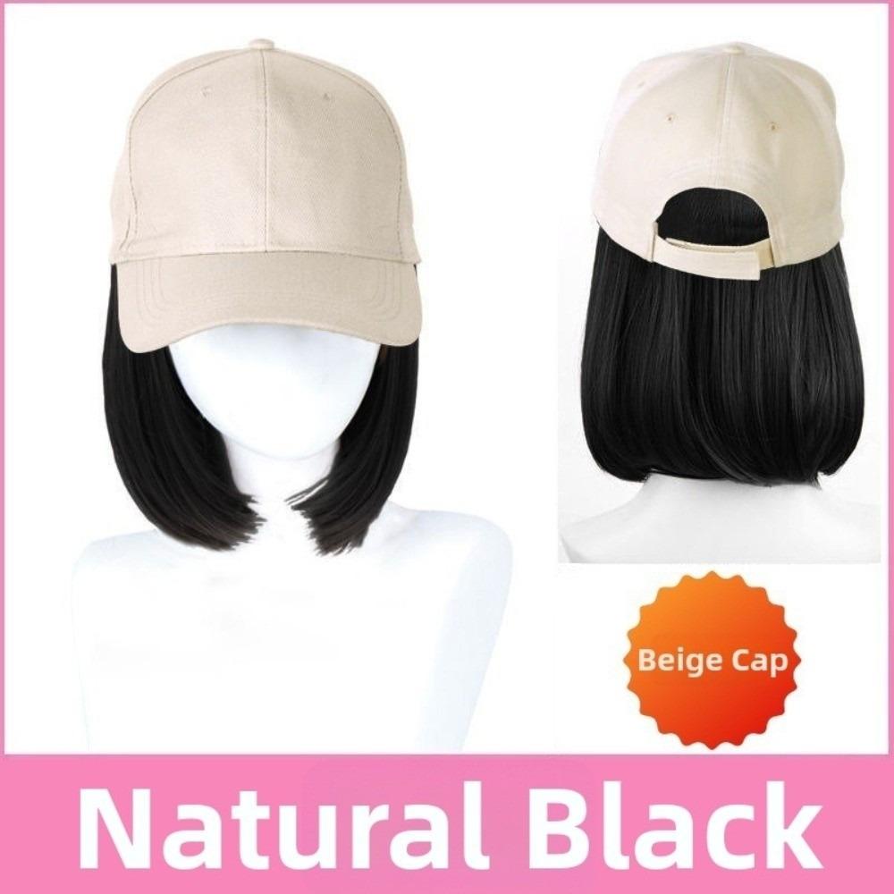 Visors Hats Women'S Adjustable Hip Hop Hat Short Synthetic Hairpiece Daily Wear