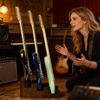 Handcrafted Wood Guitar Stand For Electric Instruments Featuring Strong Construction And Polished face