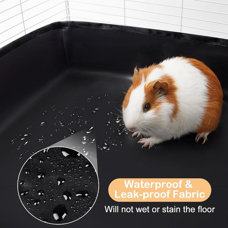 Cage Liner for Small Animals Soft Washable Reusable Leakproof Cage Liners Bedding Pee Pad Bunny Mat Pad Pet Cage Accessories