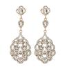 Exaggerated Water Drop Earrings for Women – Bridal and Formal Wear Accessories