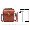 Women's PU Crossbody Bag Multifunctional Large Capacity Purse with Multiple Slots and Pockets