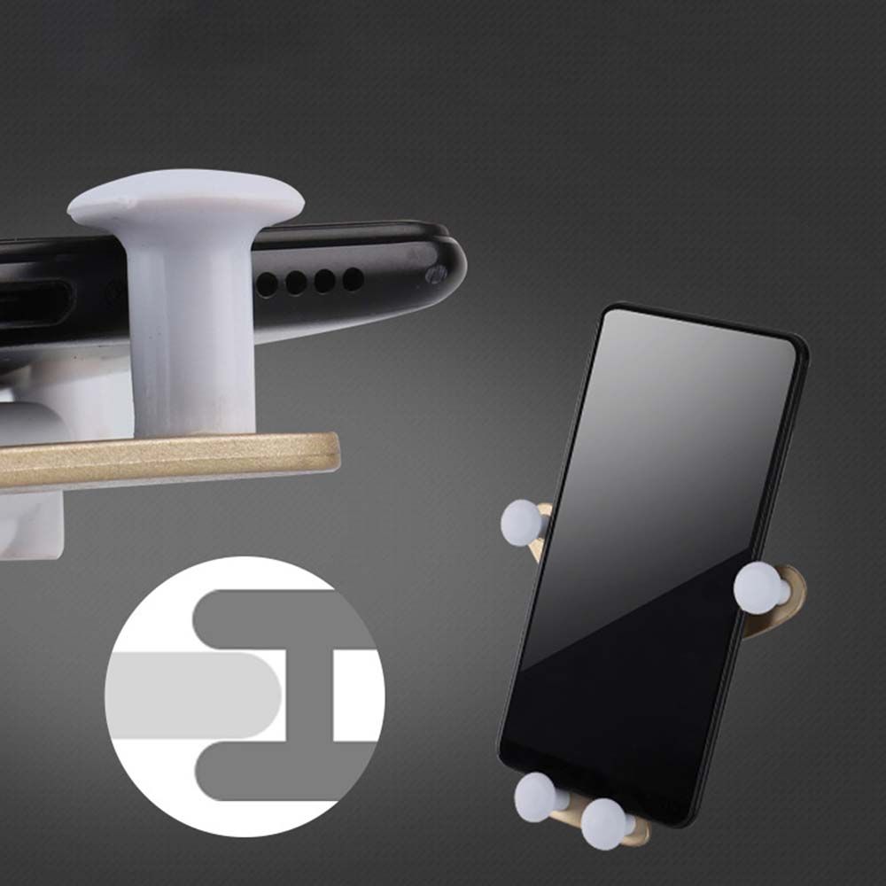 Universal ABS Gravity Cell Phone Mount Stand Car Bracket Mounts Car Phone Holder Air Vent