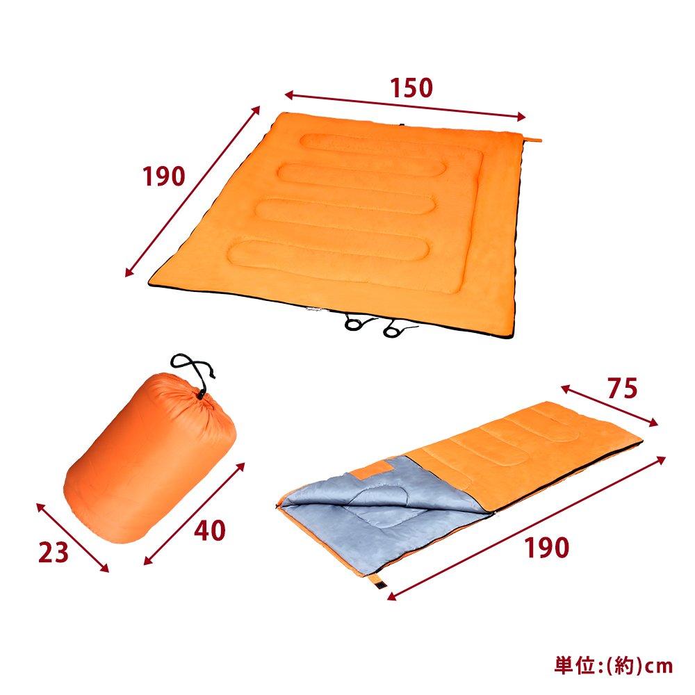 Iris Plaza Sleeping Bag with Storage Bag, Sleeper Compact, Waterproof, Double Zipper, Outdoor, Camping Equipment, Sleeping In the Car, Disaster