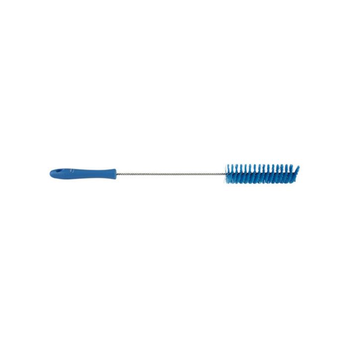 Ecouvillon - VIKAN - Diam.15mm L.310mm - Fibre dure - Bleu - Manche inox